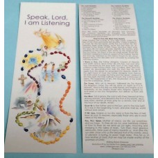 Bookmark with the Mysteries of the Rosary